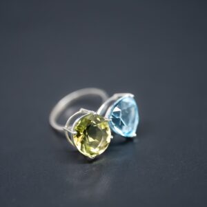 Silver stone Ring -  SR014