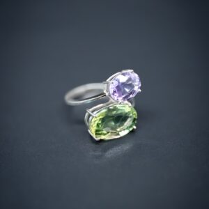 Silver stone Ring - SR015