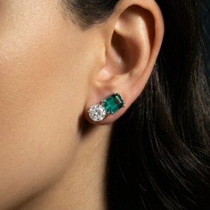 White Topaz & London Blue Topaz Sterling Silver Earrings – SES017