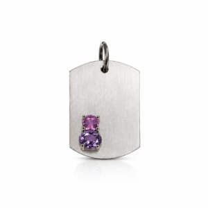 Spinal Round/Oval | Silver pendant