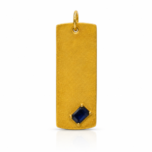 Spinal Octagon | Silver pendant (Gold Plated)