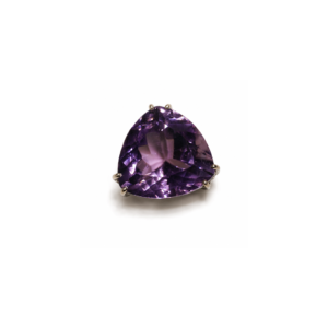 Amethyst Trilliant  | Silver pendant
