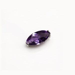 Amethyst Marquise  | Silver pendant